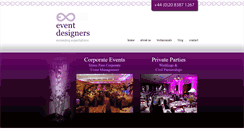 Desktop Screenshot of event-designers.co.uk