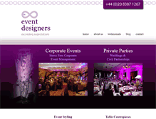 Tablet Screenshot of event-designers.co.uk